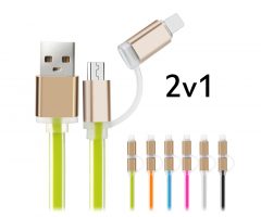Datový USB kabel 2v1 UC015