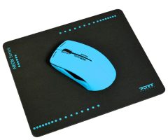 PORT CONNECT Neon bezdrátová myš, 1200DPI + podložka