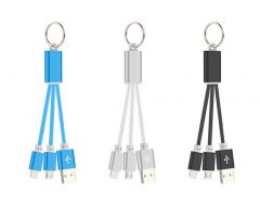 Přívěskový nabíjecí USB kabel 2v1 UC025
