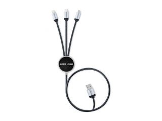 Nabíjecí USB kabel LED 3v1 UC034