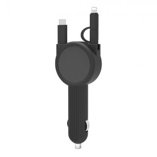 USB nabíječka do auta 3v1
