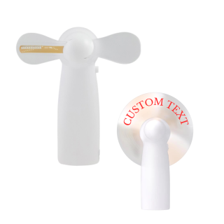 Kapesní větráček s LED sloganem