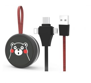 Datový vytahovací USB kabel 3v1 UC042