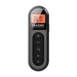 Přenosné FM rádio se sluchátky