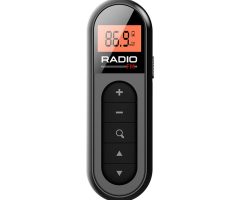 Přenosné FM rádio se sluchátky