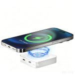 Bezdrátová magnetická powerbanka 3v1 5000mAh