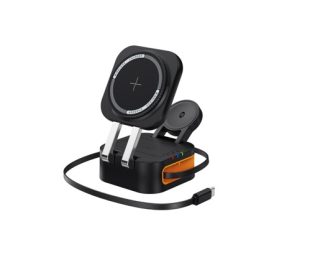 Skládací bezdrátová magnetická nabíječka 3v1