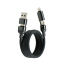 Magnetický rychlonabíjecí datový kabel 4v1 UC079